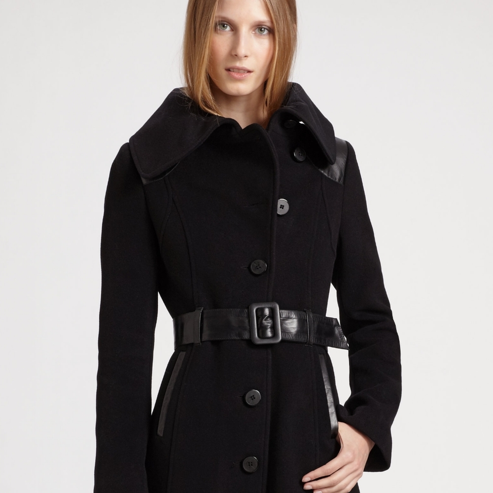 Mackage Cashmere&Wool Blend Winter Coat Sz M